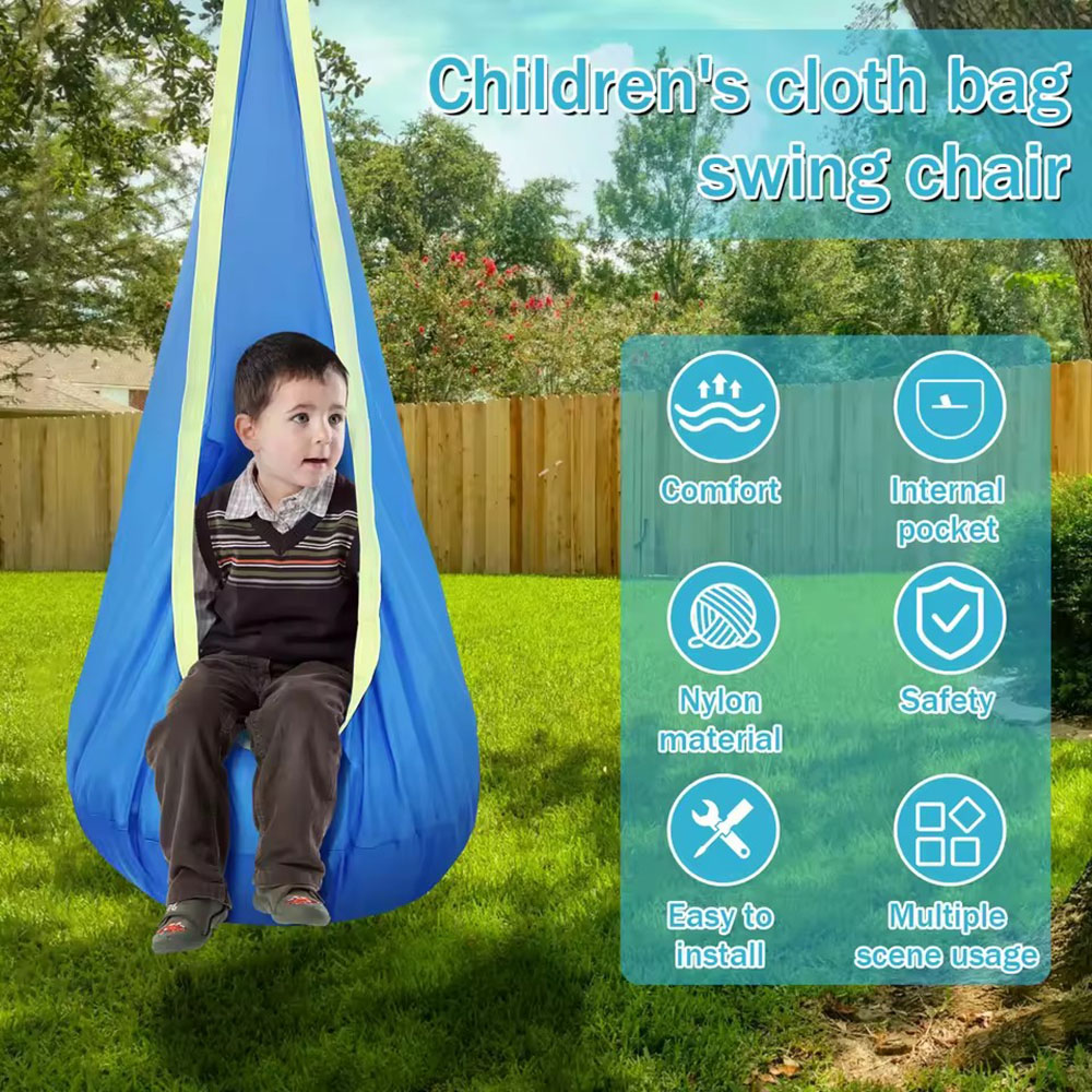 Kids Outdoor Hanging Chair - Cadeira Suspensa Infantil em Nylon com