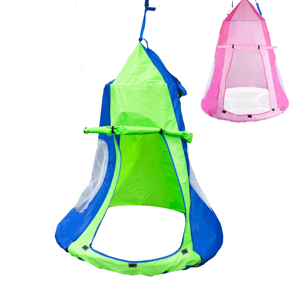 Kids Outdoor Nest Swing - Cadeira de pendurar infantil, tenda de
