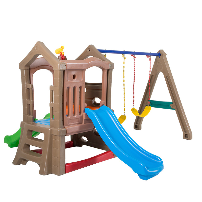 Kids Outdoor Swing And Slide - Alta qualidade crianças interior/exterior plástico duplo