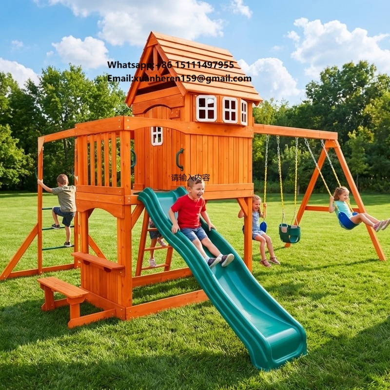 Kids Outdoor Swing - Equipamento de Diversão ao Ar Livre