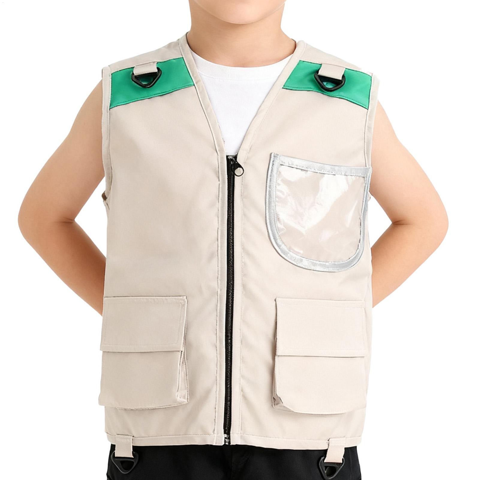 Kids Outdoor Vest - Colete de Explorador Infantil: Fantasia de