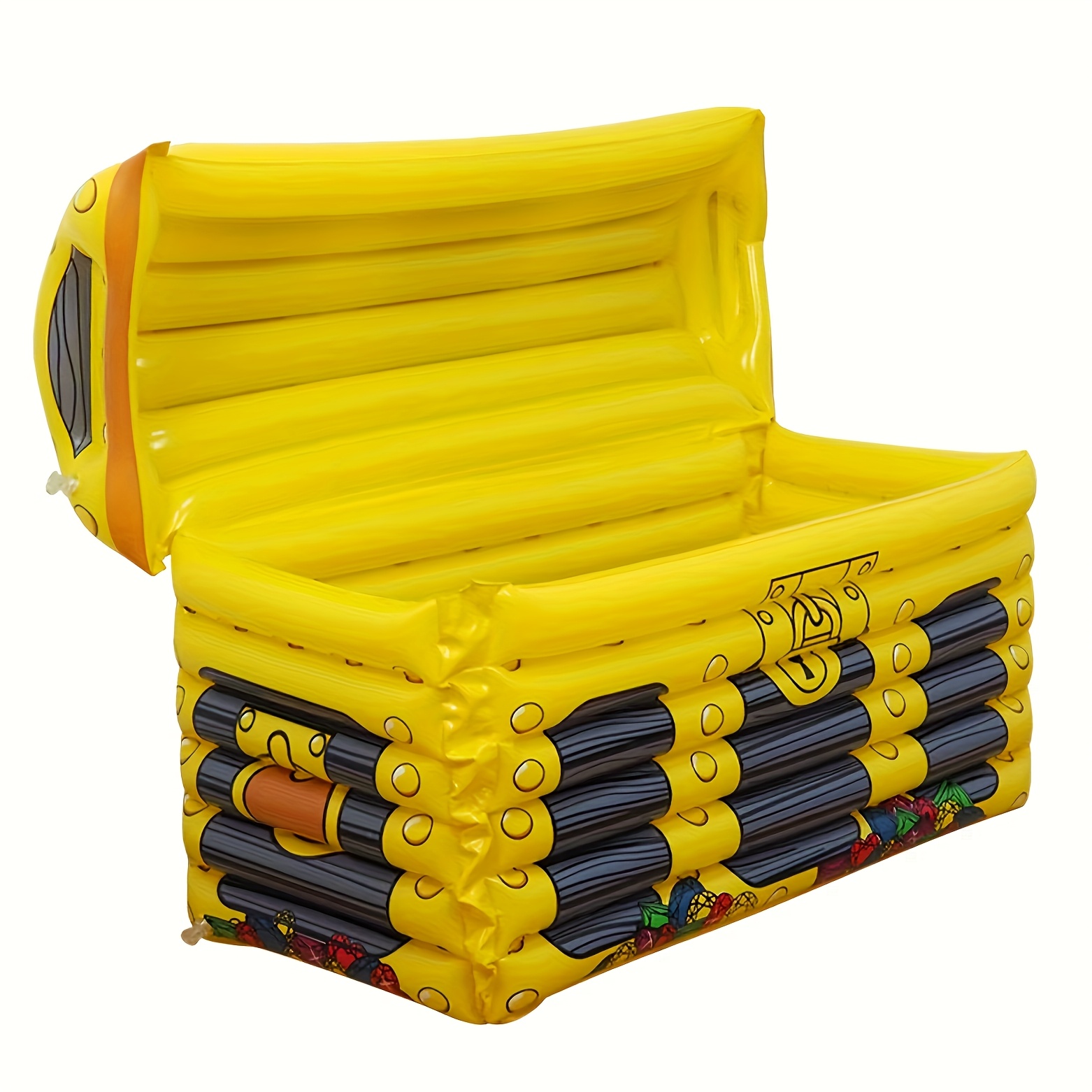 Kids Outdoor Fun - Caixa de Armazenamento Inflável Multifuncional para