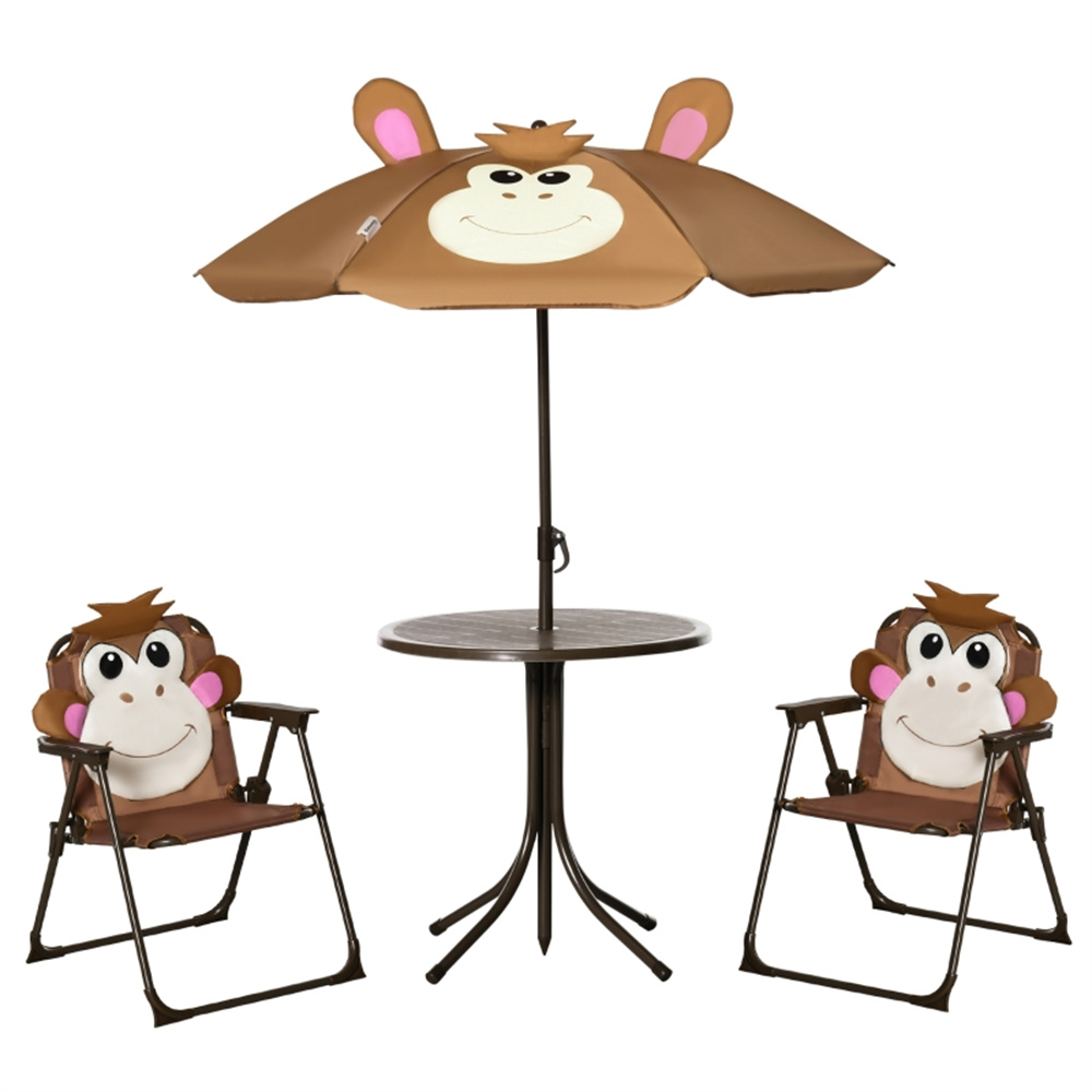 Kids Outdoor Umbrella Chair - Conjunto de Mesa e Cadeiras para