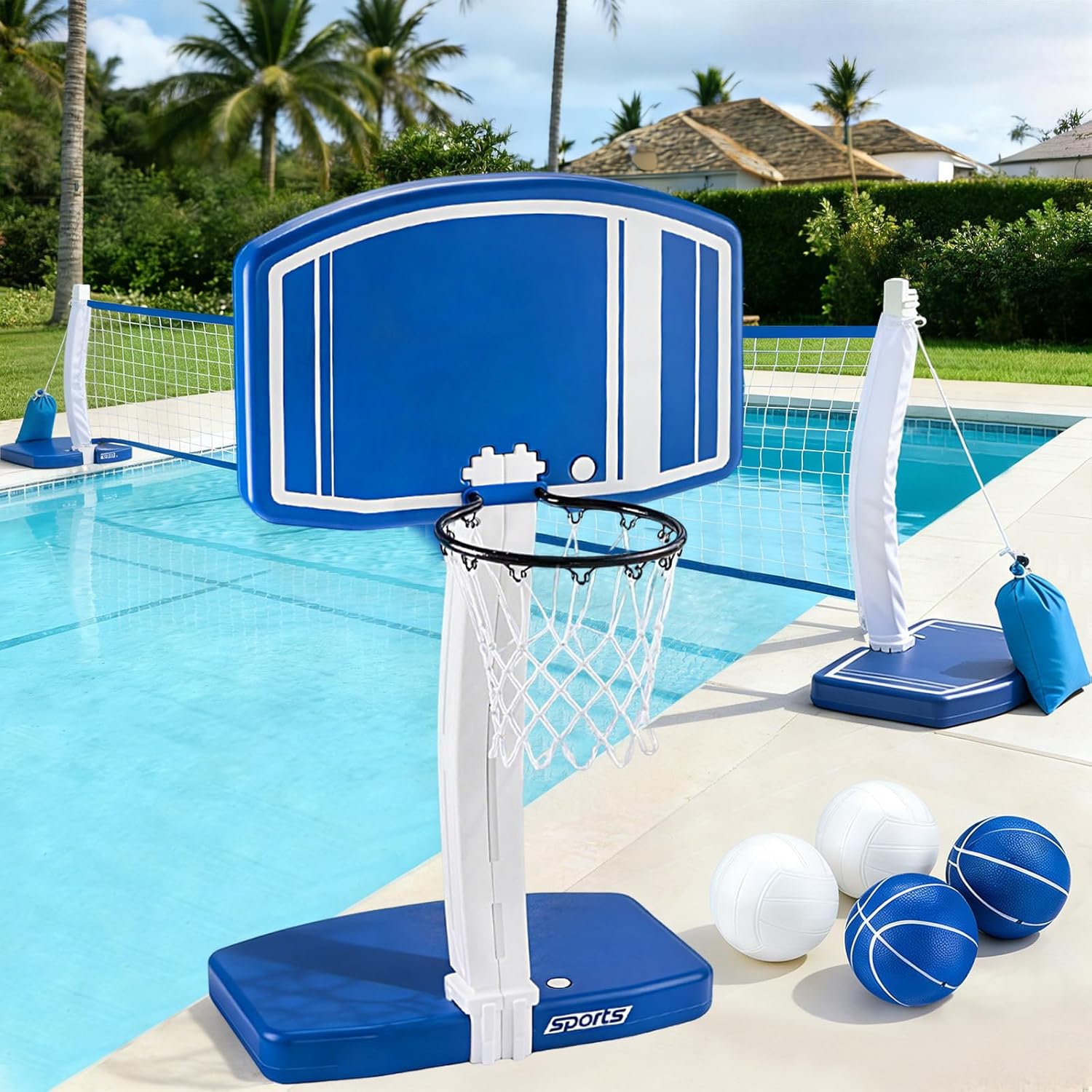 Kids Outdoor Fun - Aro de Basquete e Rede de