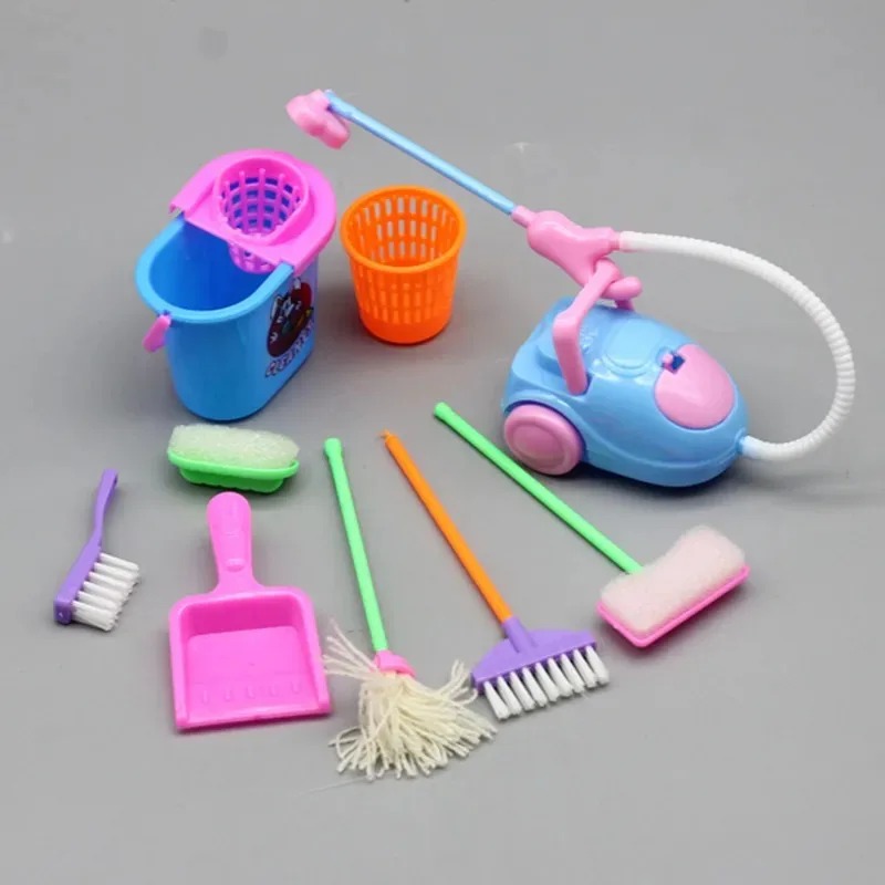 Kids Outdoor Broom - 9 peças mini conjunto de brinquedos