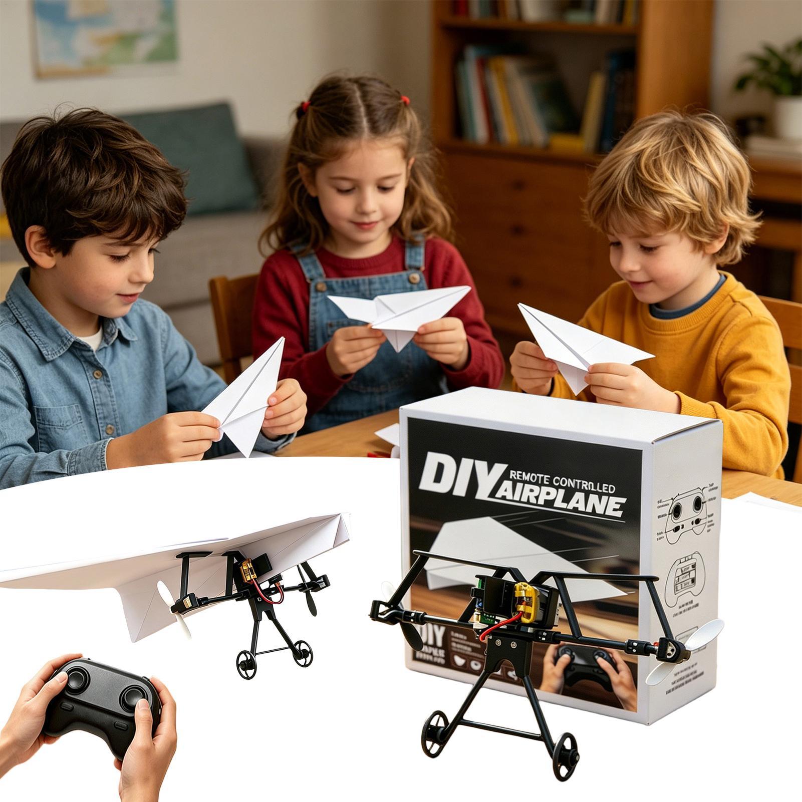 Kids Outdoor Adventure - Kit de Avião de Papel RC