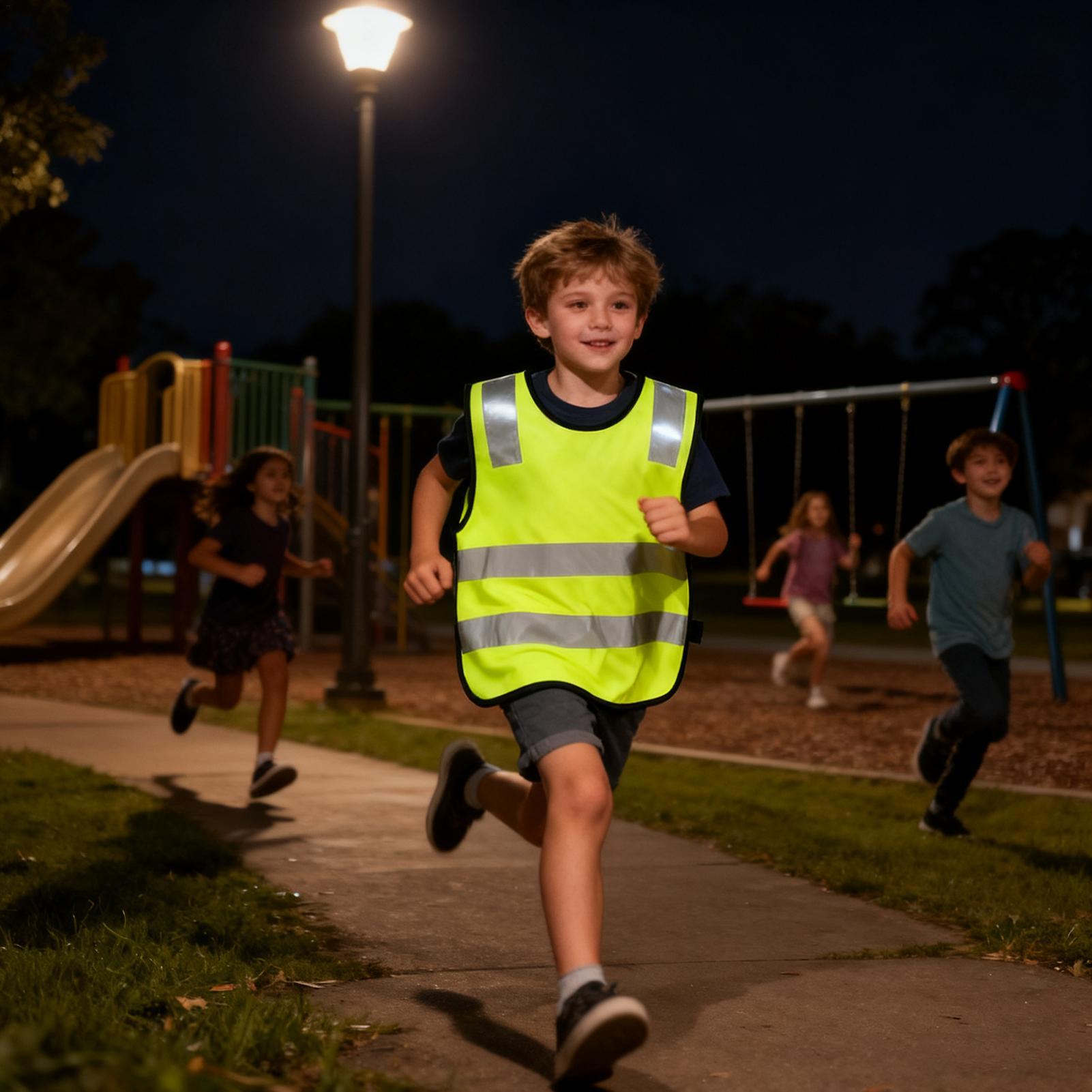 Kids Outdoor Vest - 10 pçs crianças colete de segurança