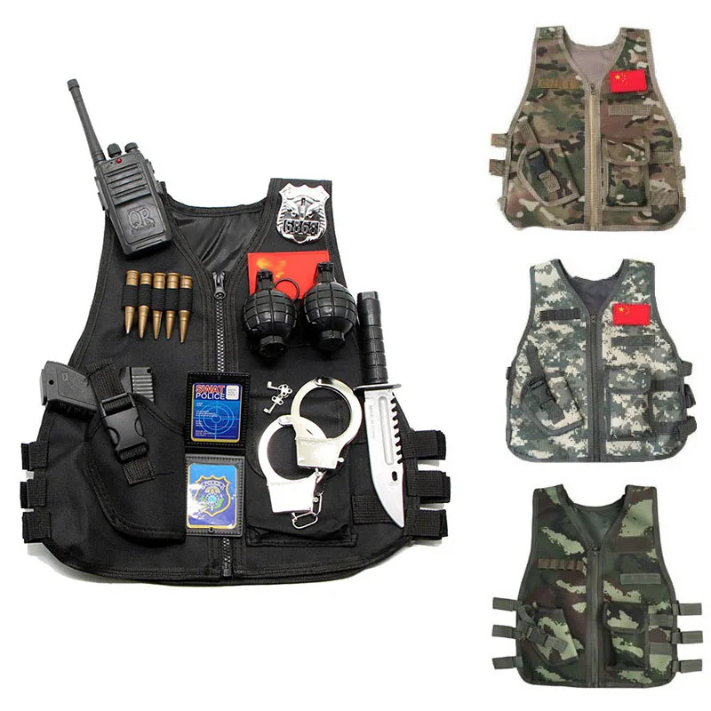 Kids Outdoor Vest - Crianças ao ar livre colete tático