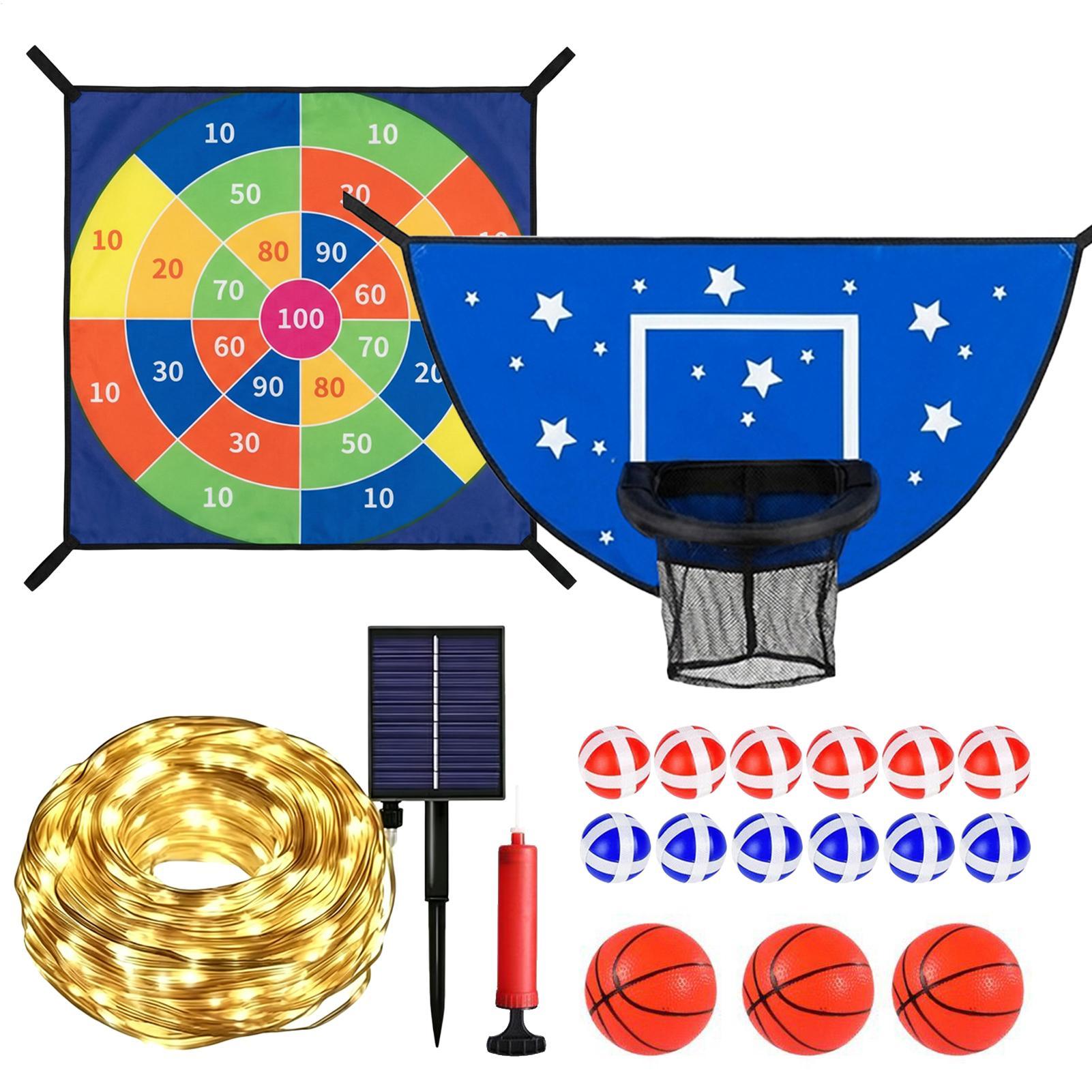 Kids Outdoor Fun - Aro de basquete para trampolim com