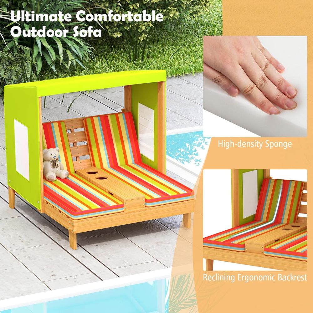 Cadeira Espreguiçadeira Infant - Kids Outdoor Lounger Chair avaliação e preço