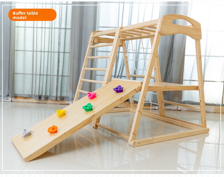 Selva ginásio crianças ao ar l - Kids Outdoor Wooden Climbing Frame avaliação e preço