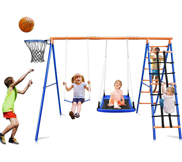 Conjunto de Balanço, Escorrega - Kids Outdoor Hanging Chair avaliação e preço