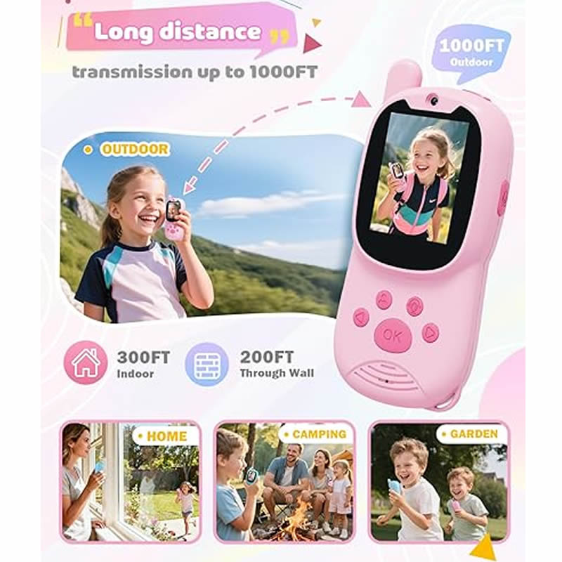 Walkie-Talkie Infantil 2 Unida - Kids Outdoor Videos avaliação e preço
