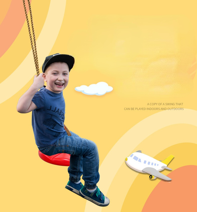 Balanço de disco infantil, esp - Kids Outdoor Swing And Slide avaliação e preço
