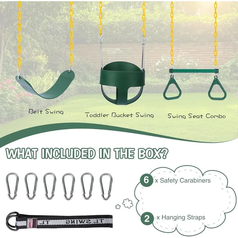 Conjunto de Balanço para Exter - Kids Outdoor Swing avaliação e preço