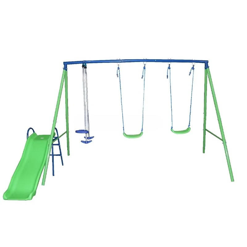 Conjunto de balanço e escorreg - Kids Outdoor Swing And Slide avaliação e preço