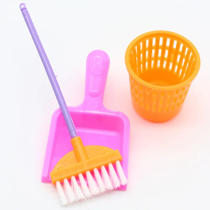 9 pçs casa de boneca em miniat - Kids Outdoor Broom avaliação e preço