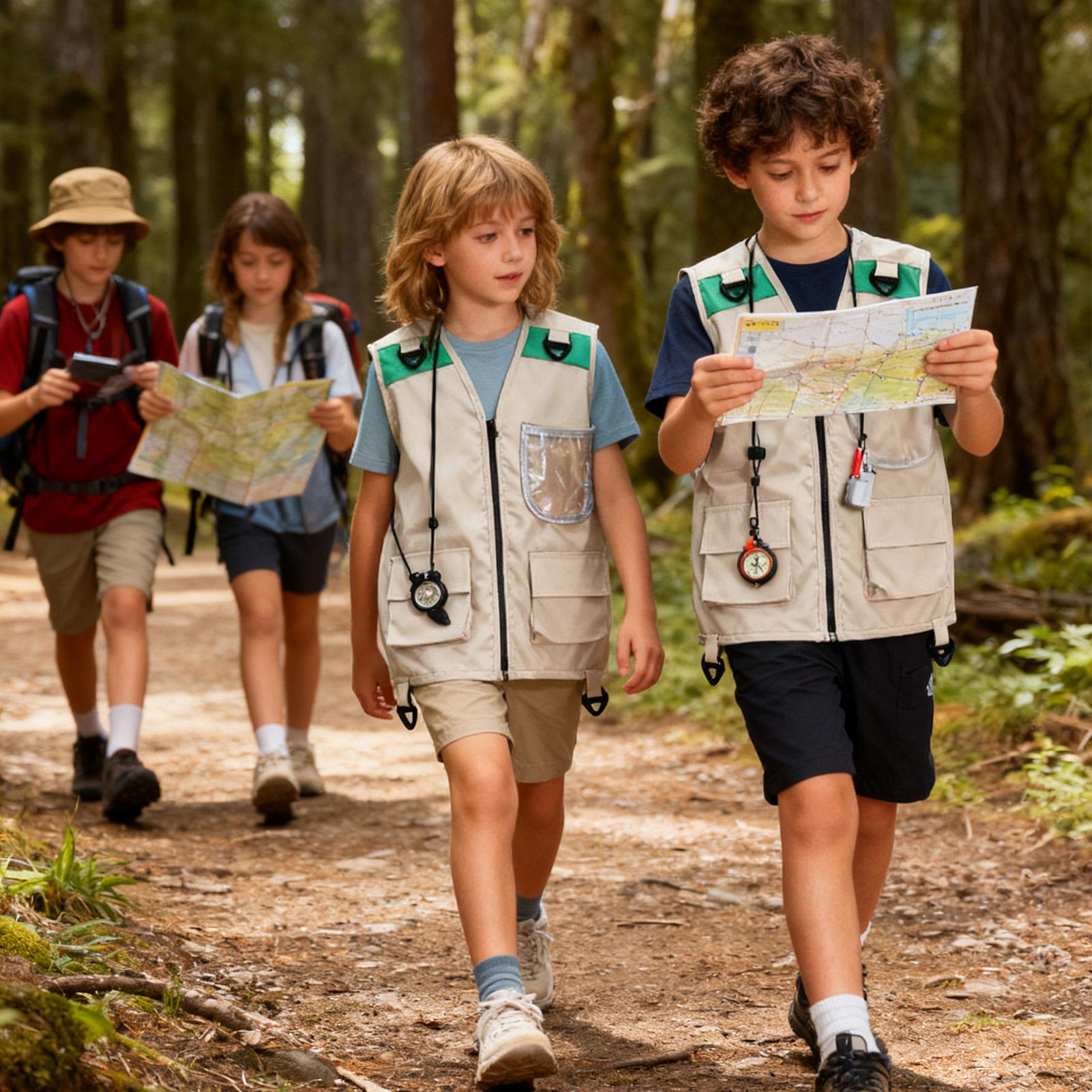 Colete de Explorador Infantil: - Kids Outdoor Vest avaliação e preço