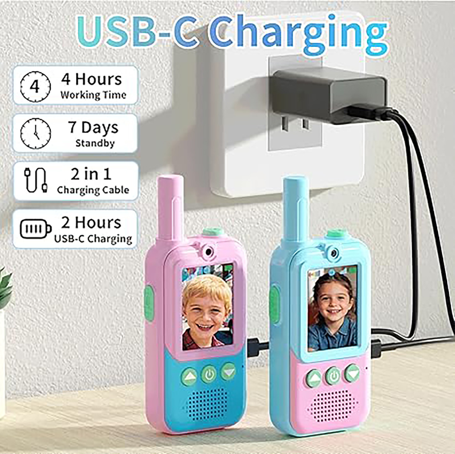 Walkie Talkies Recarregáveis p - Kids Outdoor Videos avaliação e preço
