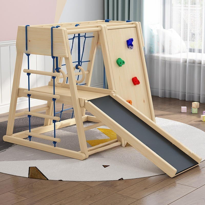 Estrutura de Escalada de Madei - Kids Outdoor Wooden Climbing Frame avaliação e preço