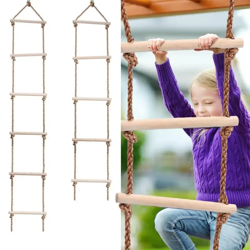 Escada Multi Rungs de Madeira  - Kids Outdoor Swing avaliação e preço