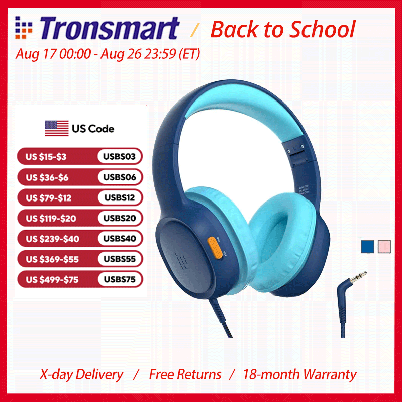 Fones de Ouvido Tronsmart, Hea - Kids Outdoor Videos avaliação e preço