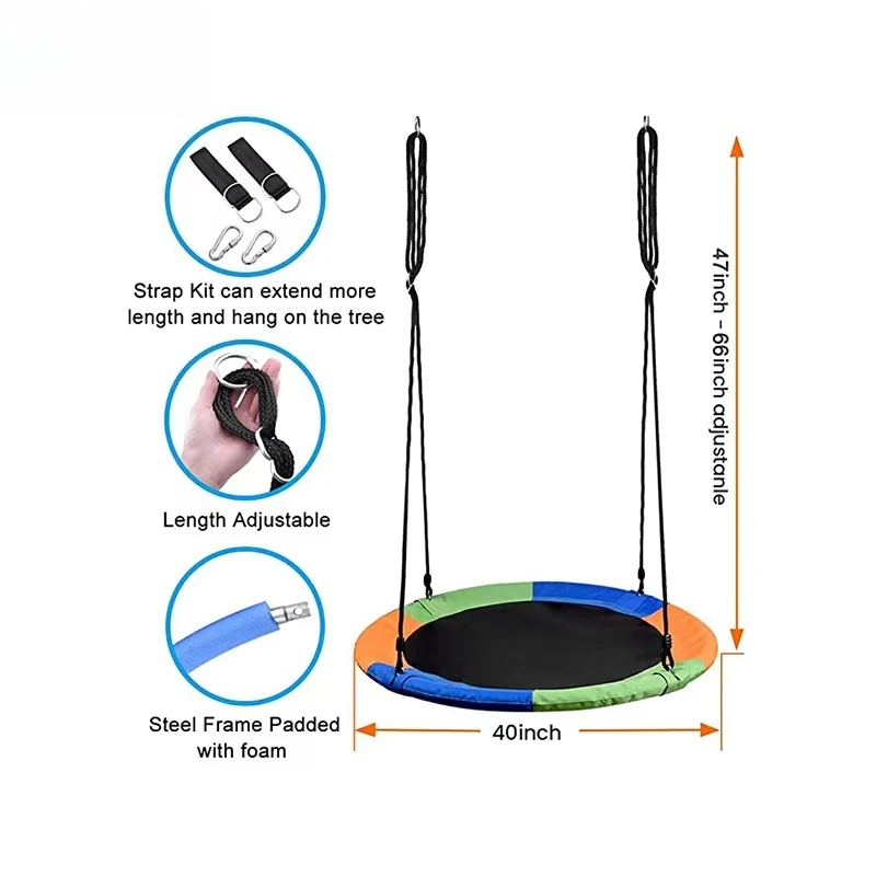 Zoshine Ótimo Preço Balanço Ni - Kids Outdoor Nest Swing avaliação e preço
