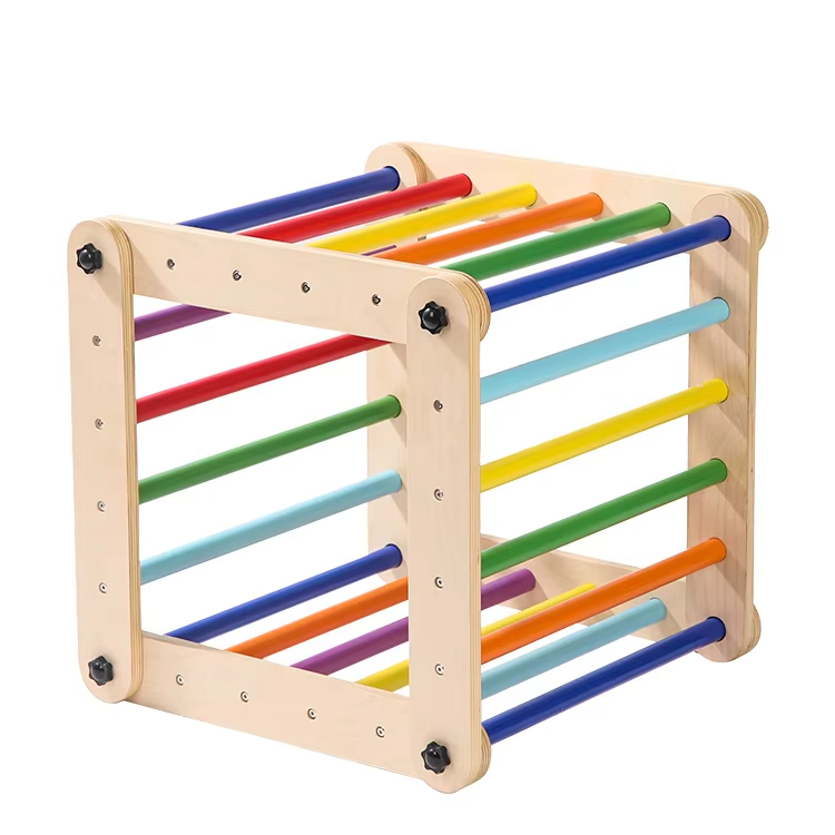 Conjunto de 3 Estruturas de Es - Kids Outdoor Wooden Climbing Frame avaliação e preço