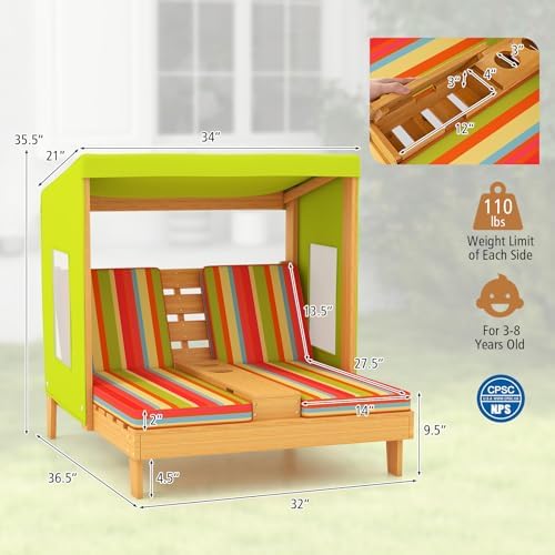Cadeira Espreguiçadeira Infant - Kids Outdoor Lounger Chair avaliação e preço