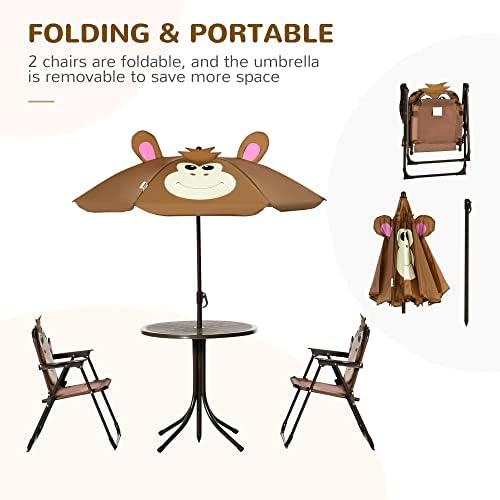 Conjunto de Mesa e Cadeiras pa - Kids Outdoor Umbrella Chair avaliação e preço