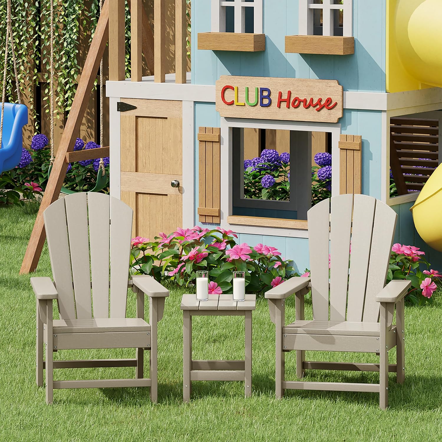 Conjunto de 2 Cadeiras Infanti - Kids Outdoor Lounger Chair avaliação e preço
