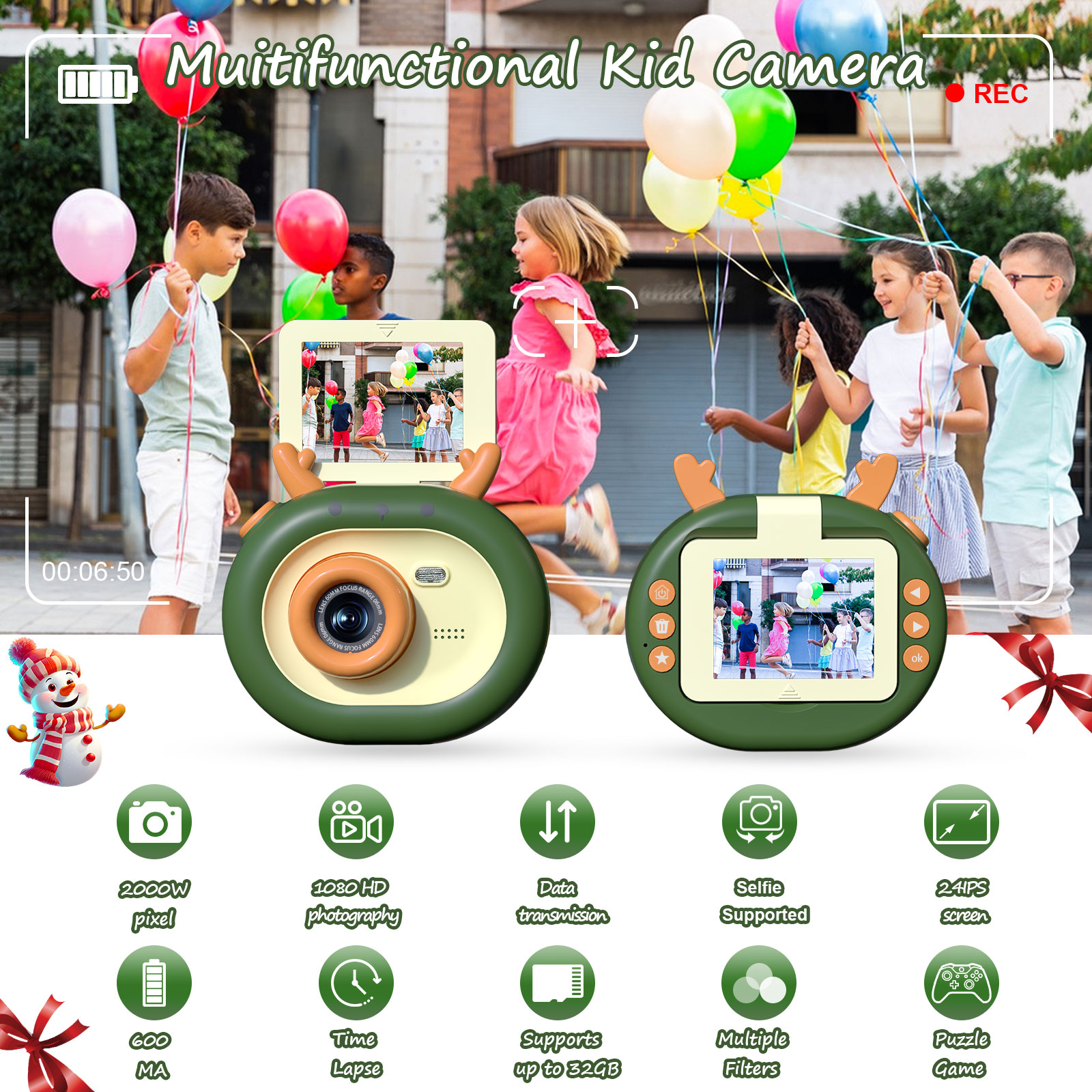 Câmera digital infantil, brinq - Kids Outdoor Videos avaliação e preço