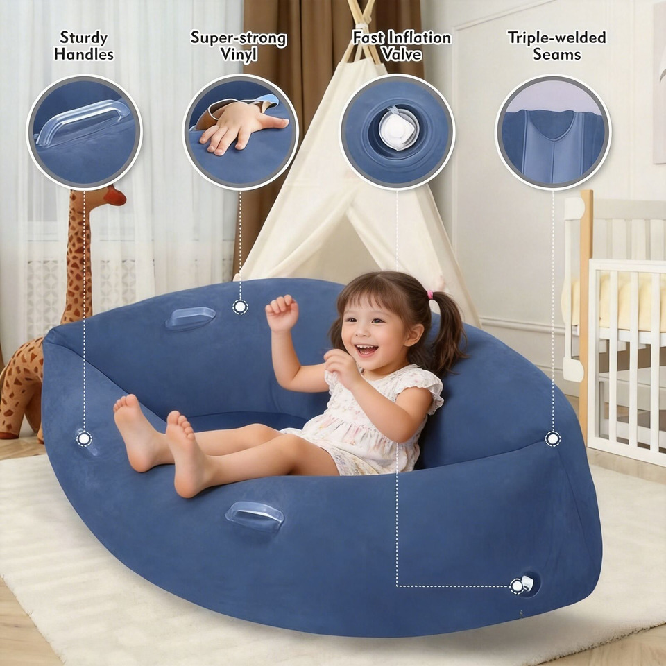 Cadeira Lounger Portátil e Dob - Kids Outdoor Lounger Chair avaliação e preço
