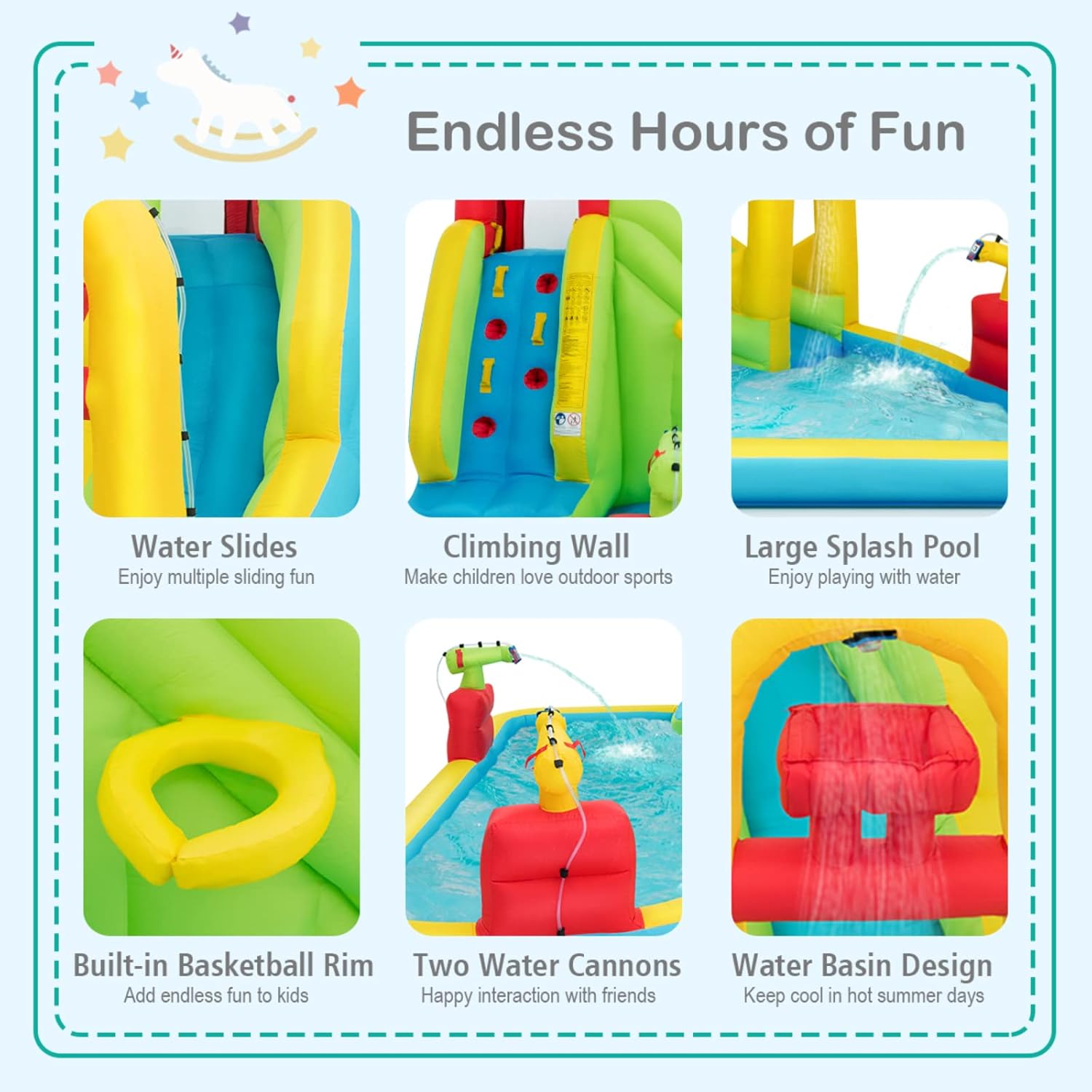 Mega Parque Aquático Inflável  - Kids Outdoor Fun avaliação e preço