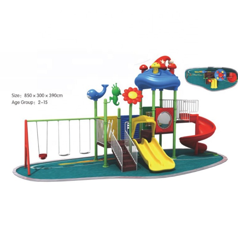 Conjunto de balanço e escorreg - Kids Outdoor Swing And Slide avaliação e preço