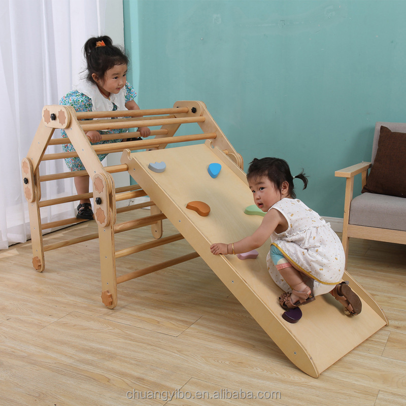 Estrutura de Escalada Infantil - Kids Outdoor Wooden Climbing Frame avaliação e preço