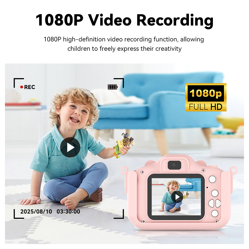 Câmera infantil hd 1080p tela  - Kids Outdoor Videos avaliação e preço