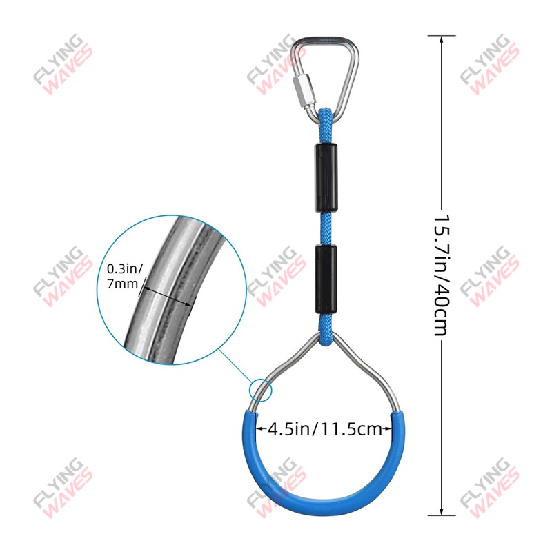 Crianças pendurado anel de gin - Kids Outdoor Swing avaliação e preço