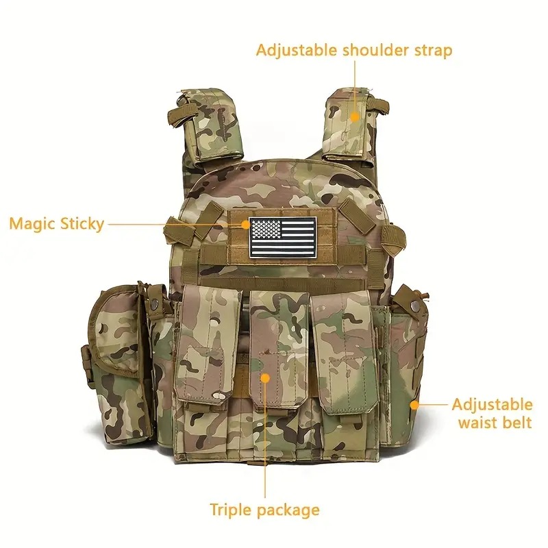 Colete Tático Infantil Camufla - Kids Outdoor Vest avaliação e preço