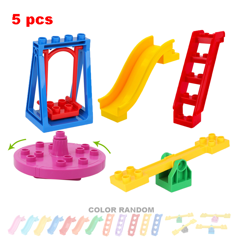 Grandes blocos de construção p - Kids Outdoor Swing And Slide avaliação e preço