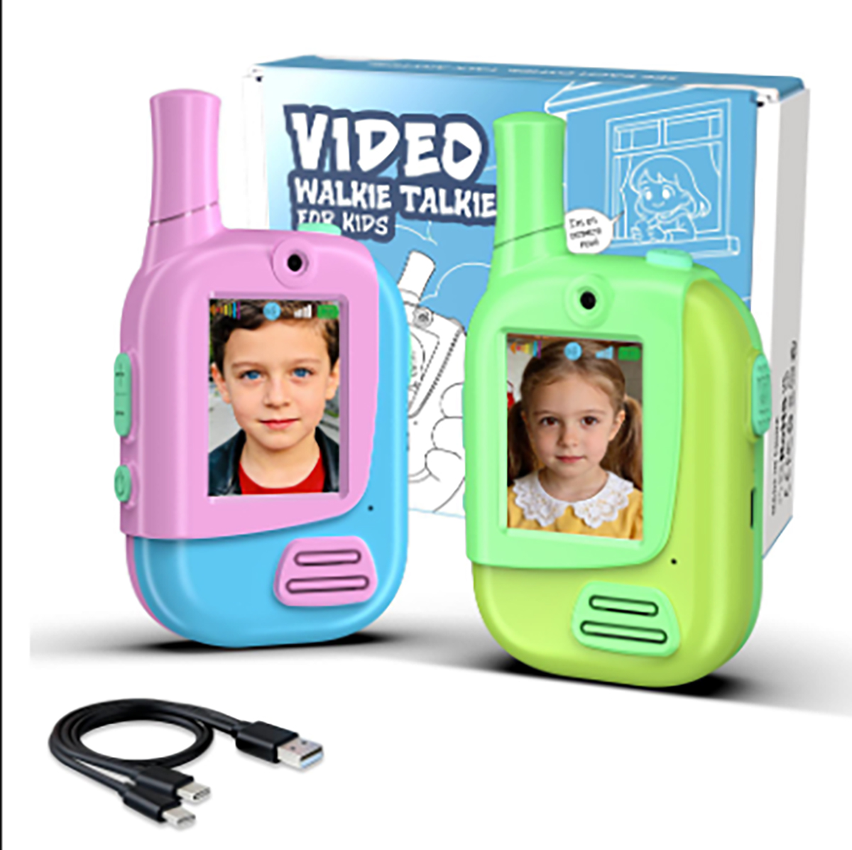 Pacote com 2 Walkie Talkies Re - Kids Outdoor Videos avaliação e preço