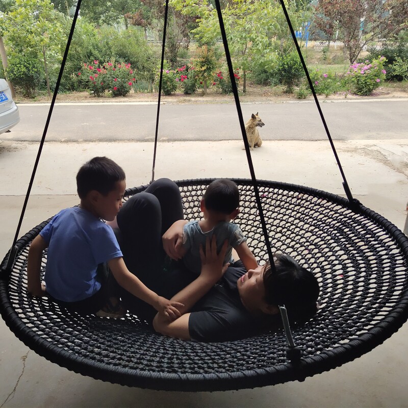 Rede de Balanço Redonda Grande - Kids Outdoor Nest Swing avaliação e preço